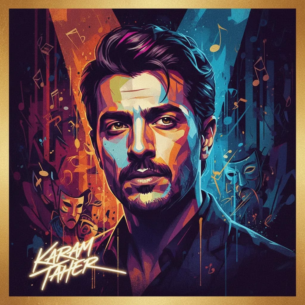 Artistic portrait of Karam Taher