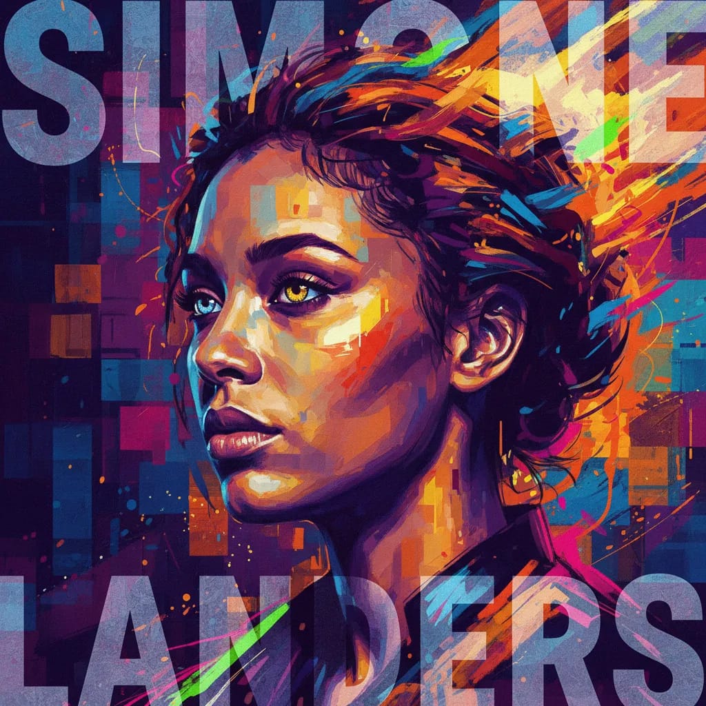 Artistic portrait of Simone Landers