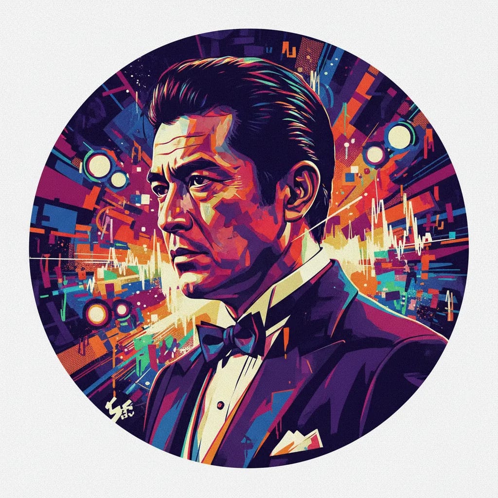 Artistic portrait of Akihiko Hirata