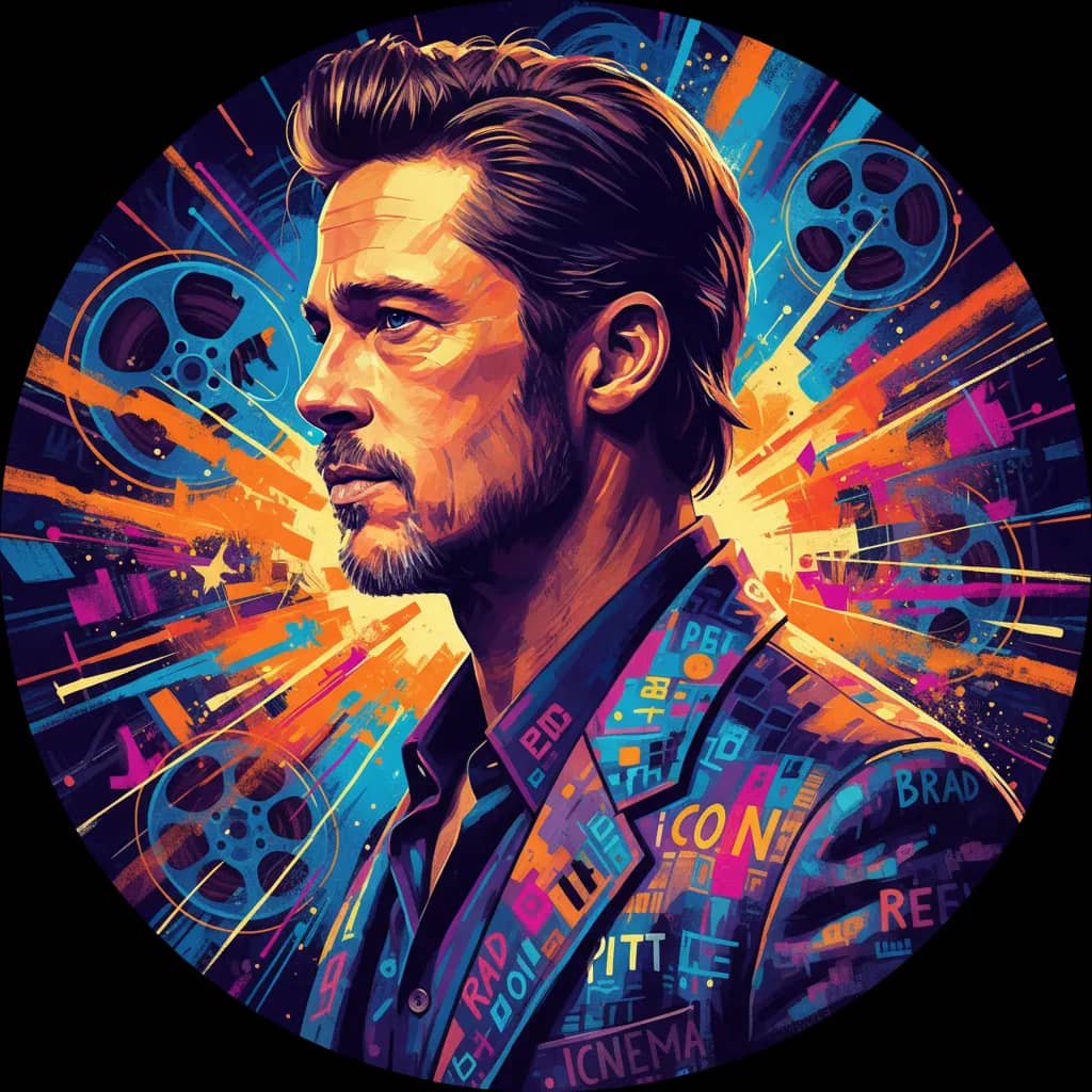 Portrait of Brad Pitt