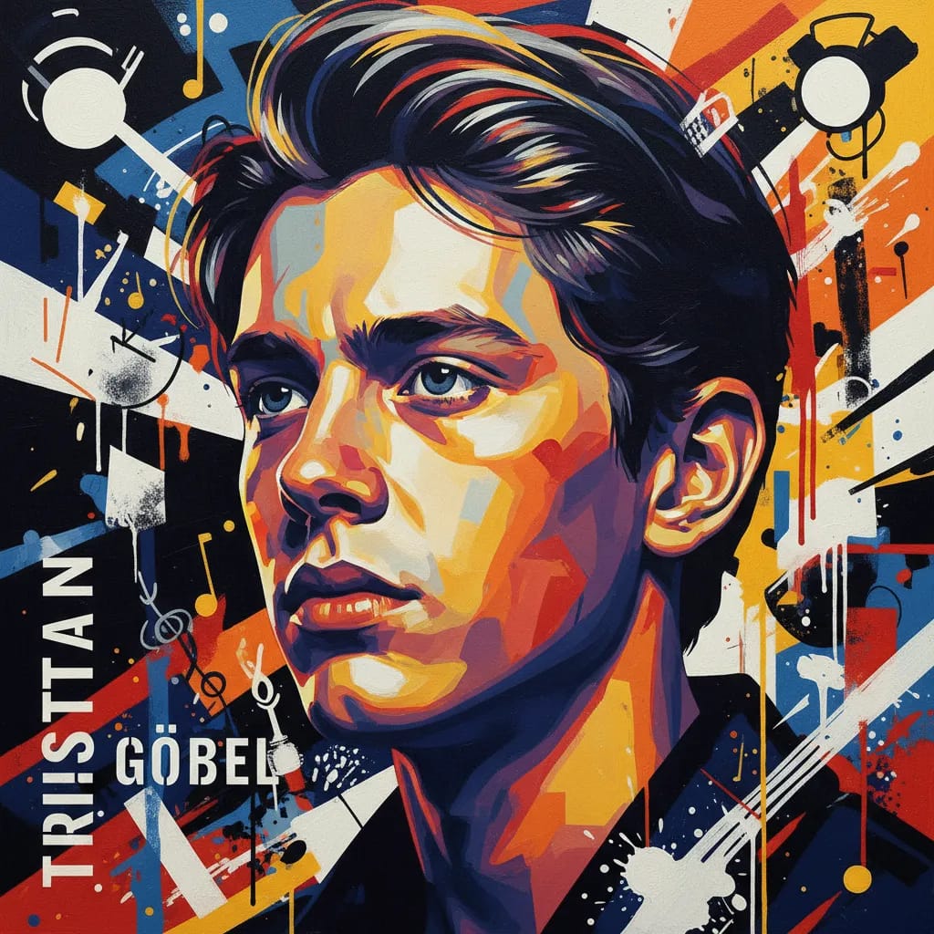 Artistic portrait of Tristan Göbel