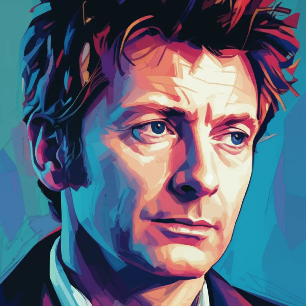 Artistic portrait of Paul McGann