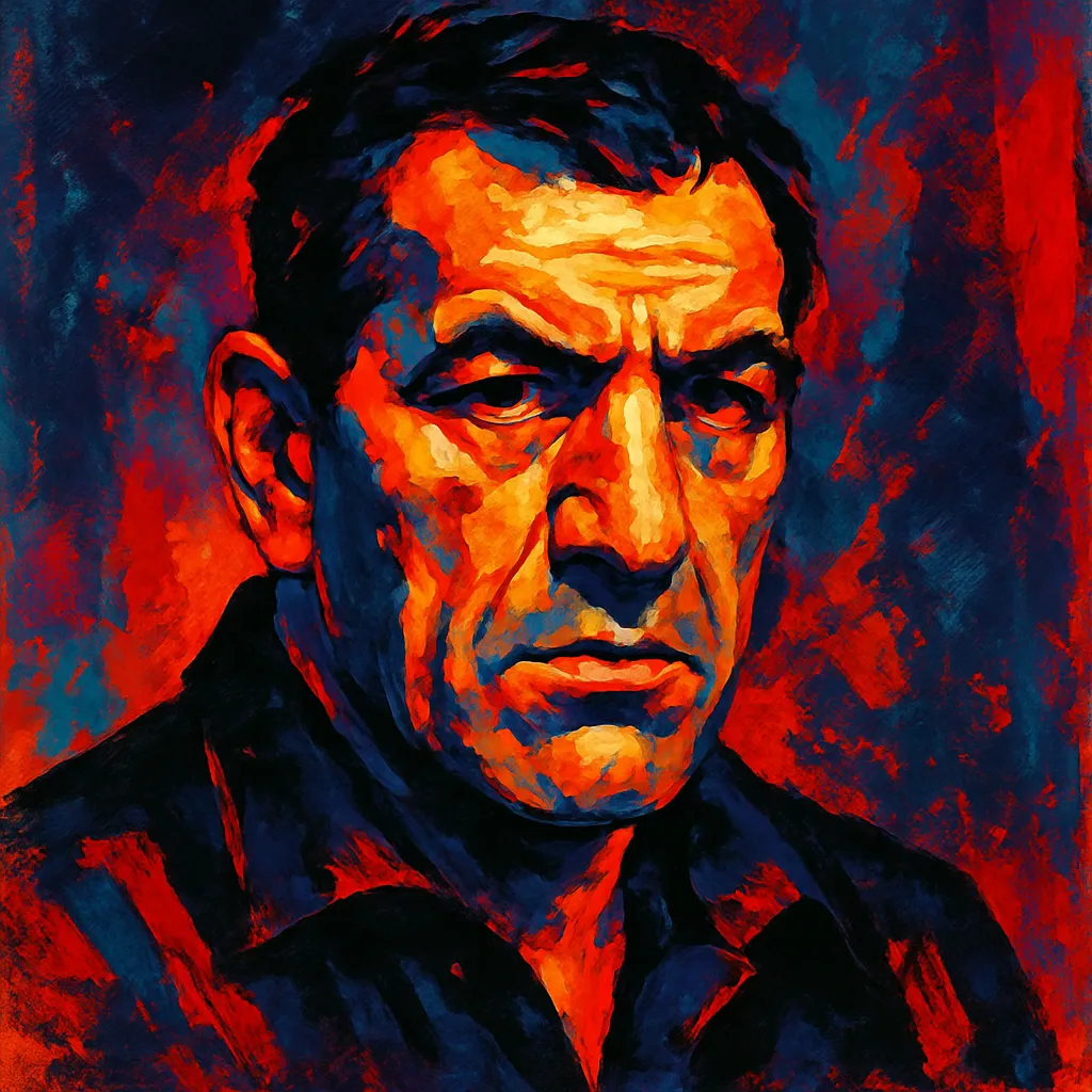 Artistic portrait of Michel Constantin