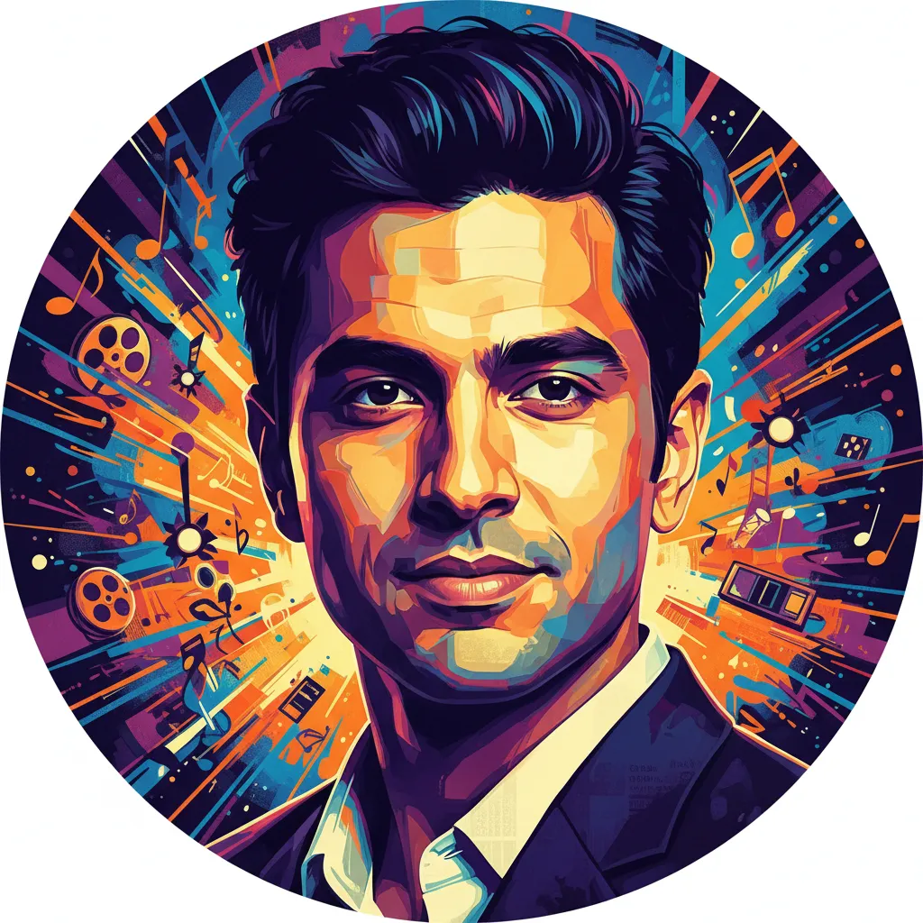 Artistic portrait of Himesh Patel