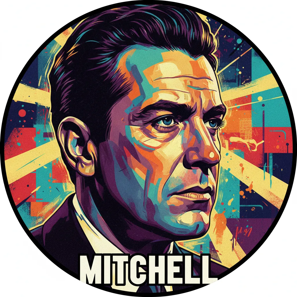 Artistic portrait of Millard Mitchell