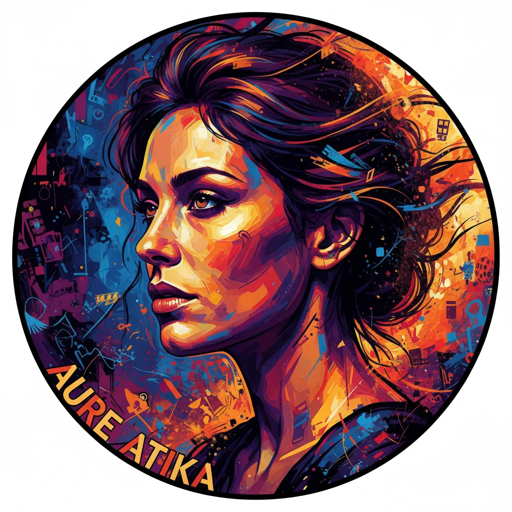 Artistic portrait of Aure Atika