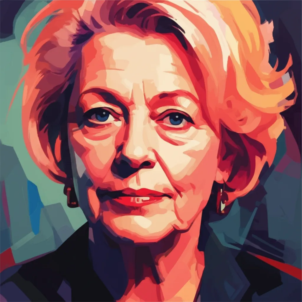 Artistic portrait of Birgitta Valberg