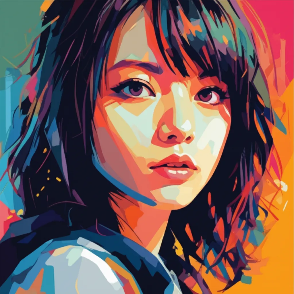 Artistic portrait of Sara Takatsuki