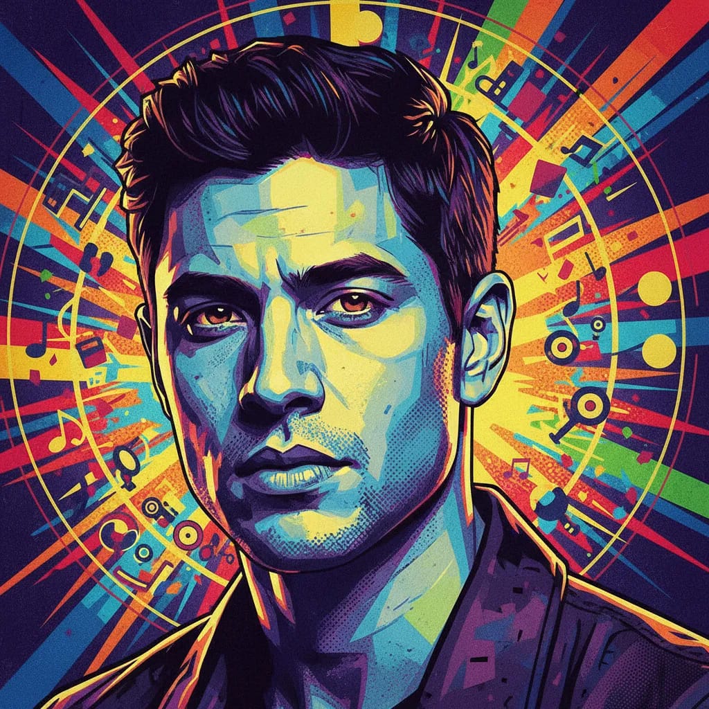 Artistic portrait of Carlos Pratts