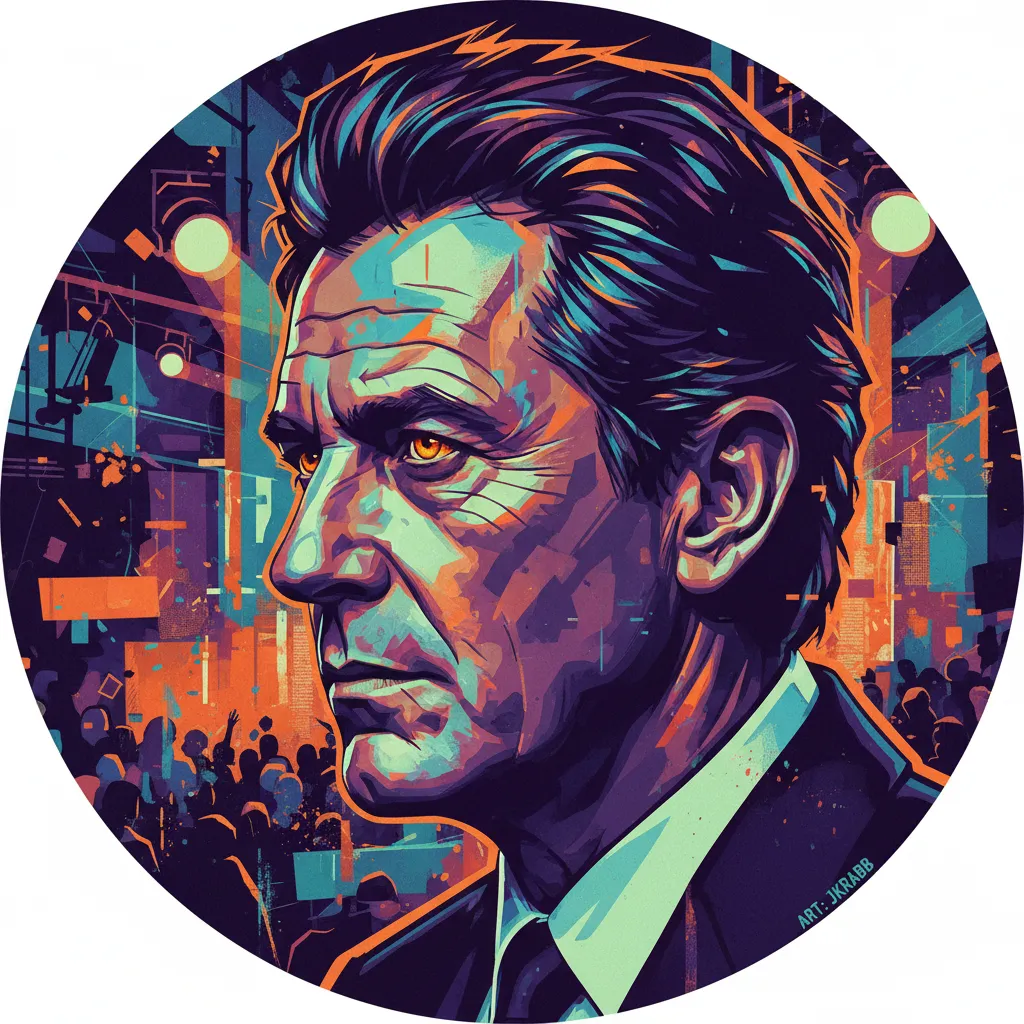 Artistic portrait of Jeroen Krabbé