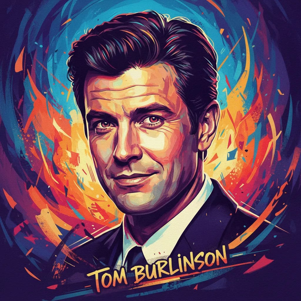 Artistic portrait of Tom Burlinson