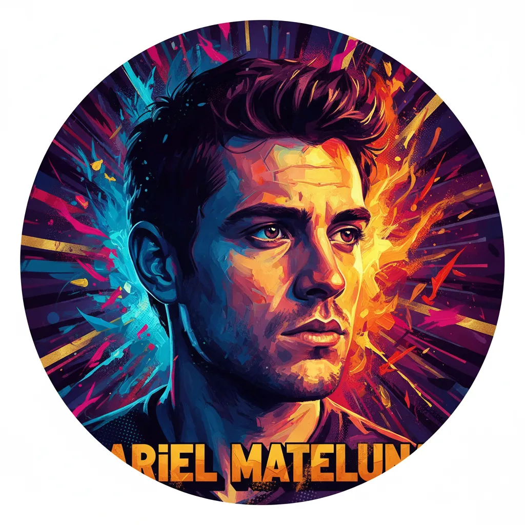 Artistic portrait of Ariel Mateluna