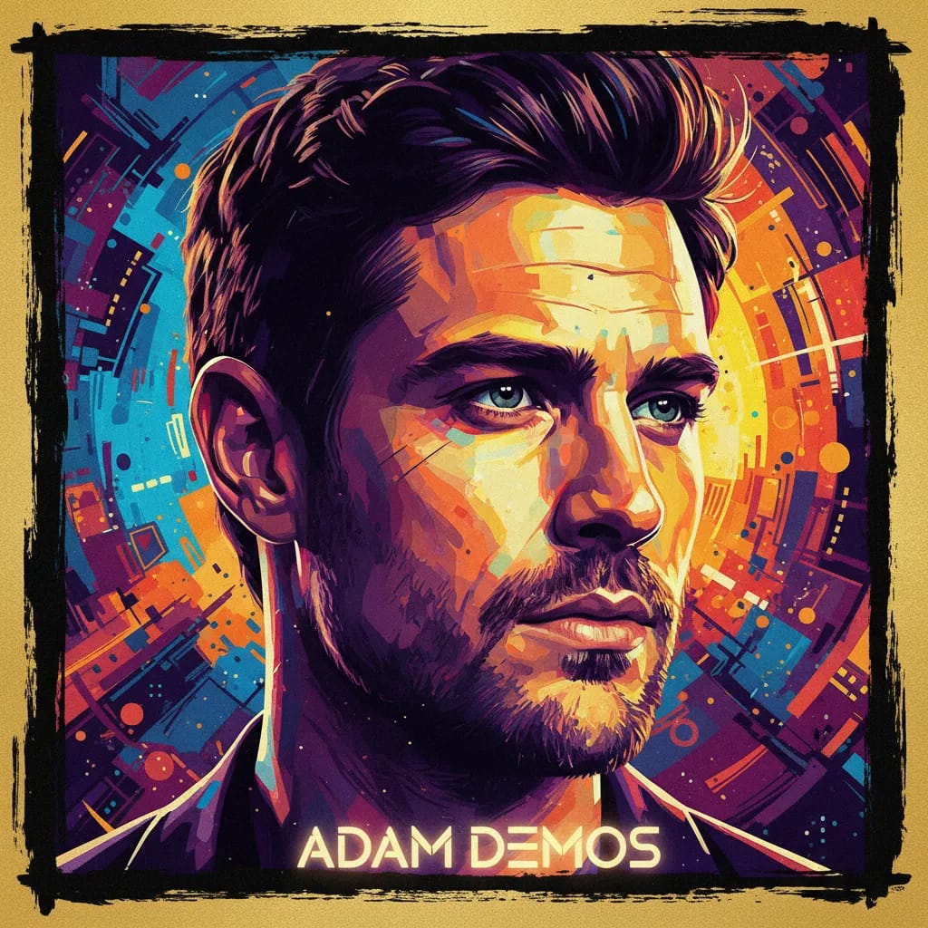 Artistic portrait of Adam Demos