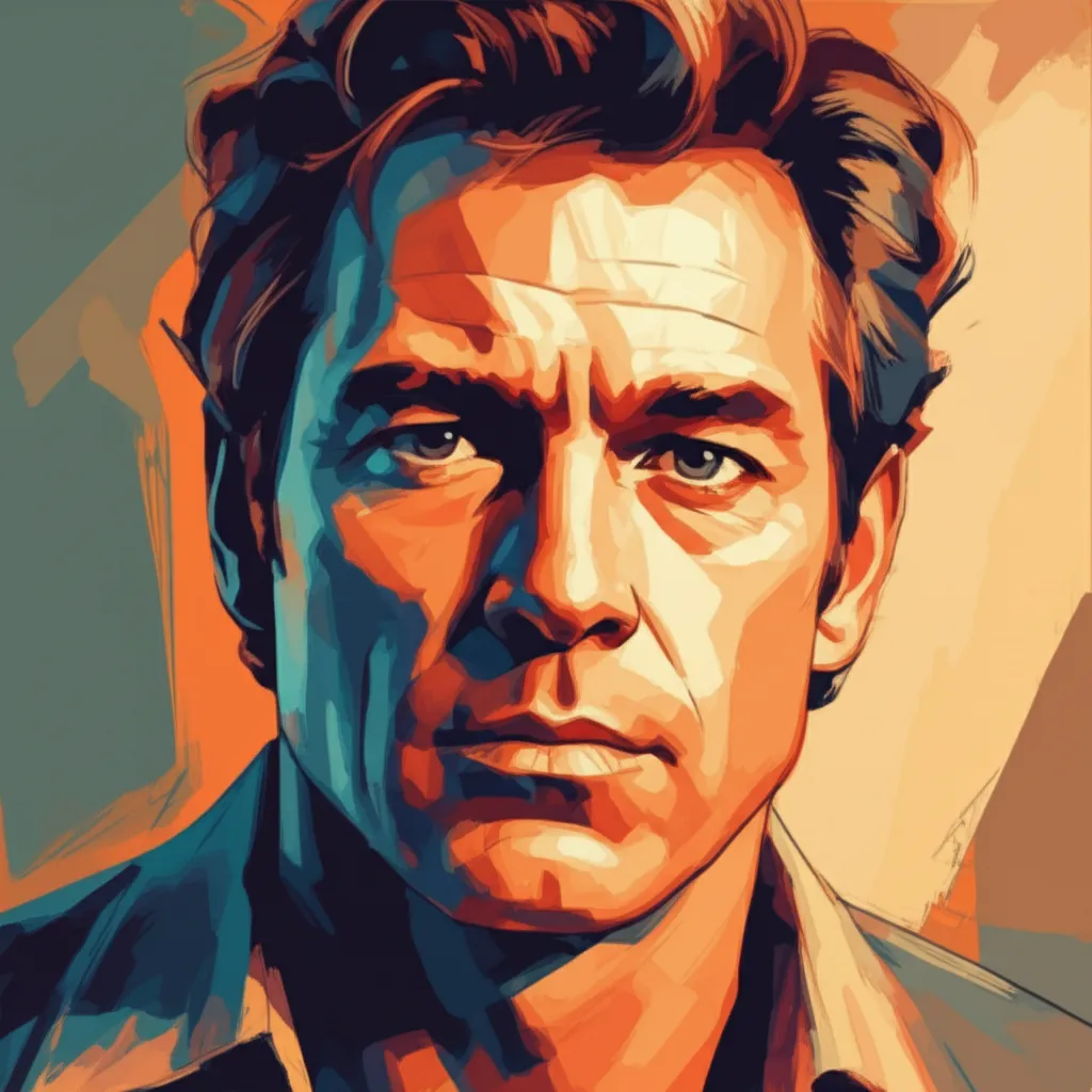 Artistic portrait of Holt McCallany