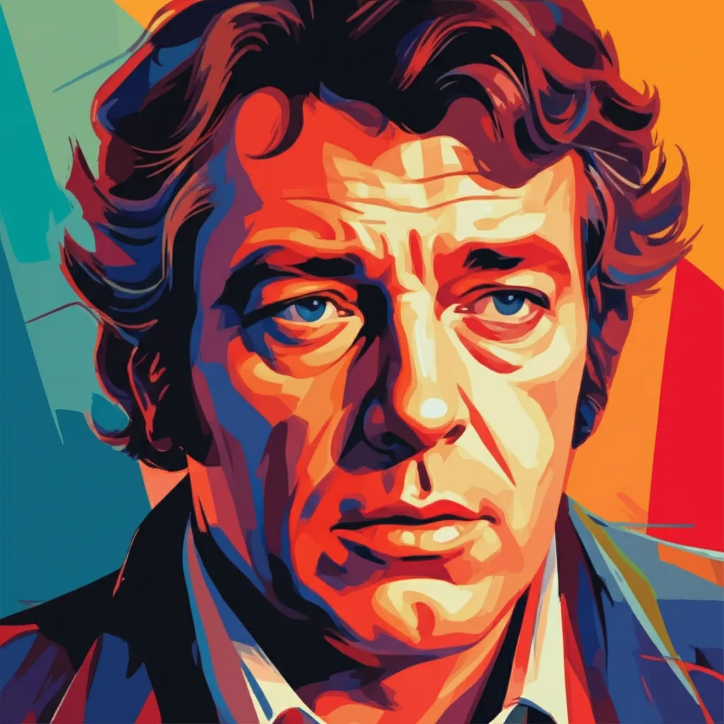 Artistic portrait of Oliver Reed