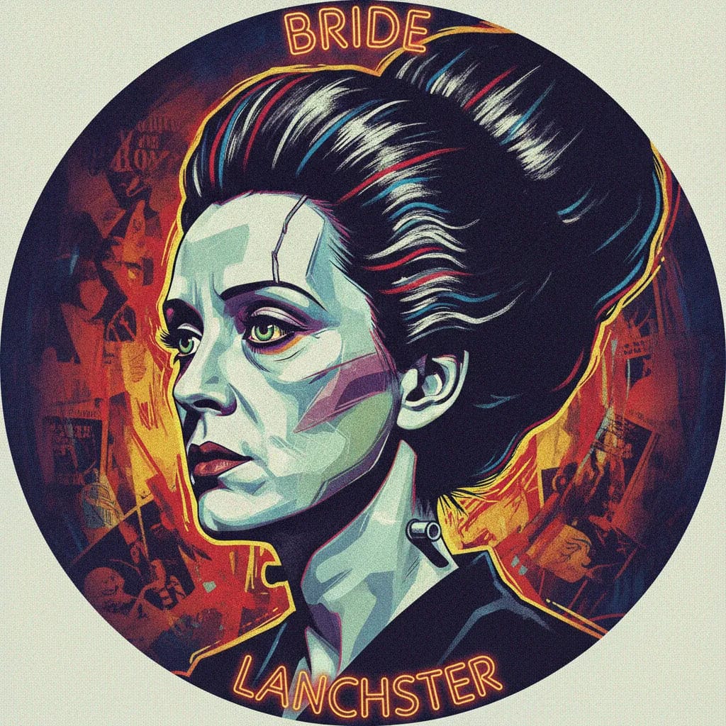 Artistic portrait of Elsa Lanchester