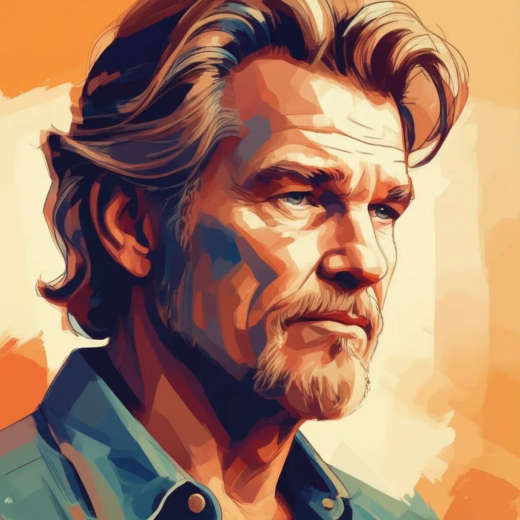 Artistic portrait of Jeff Bridges