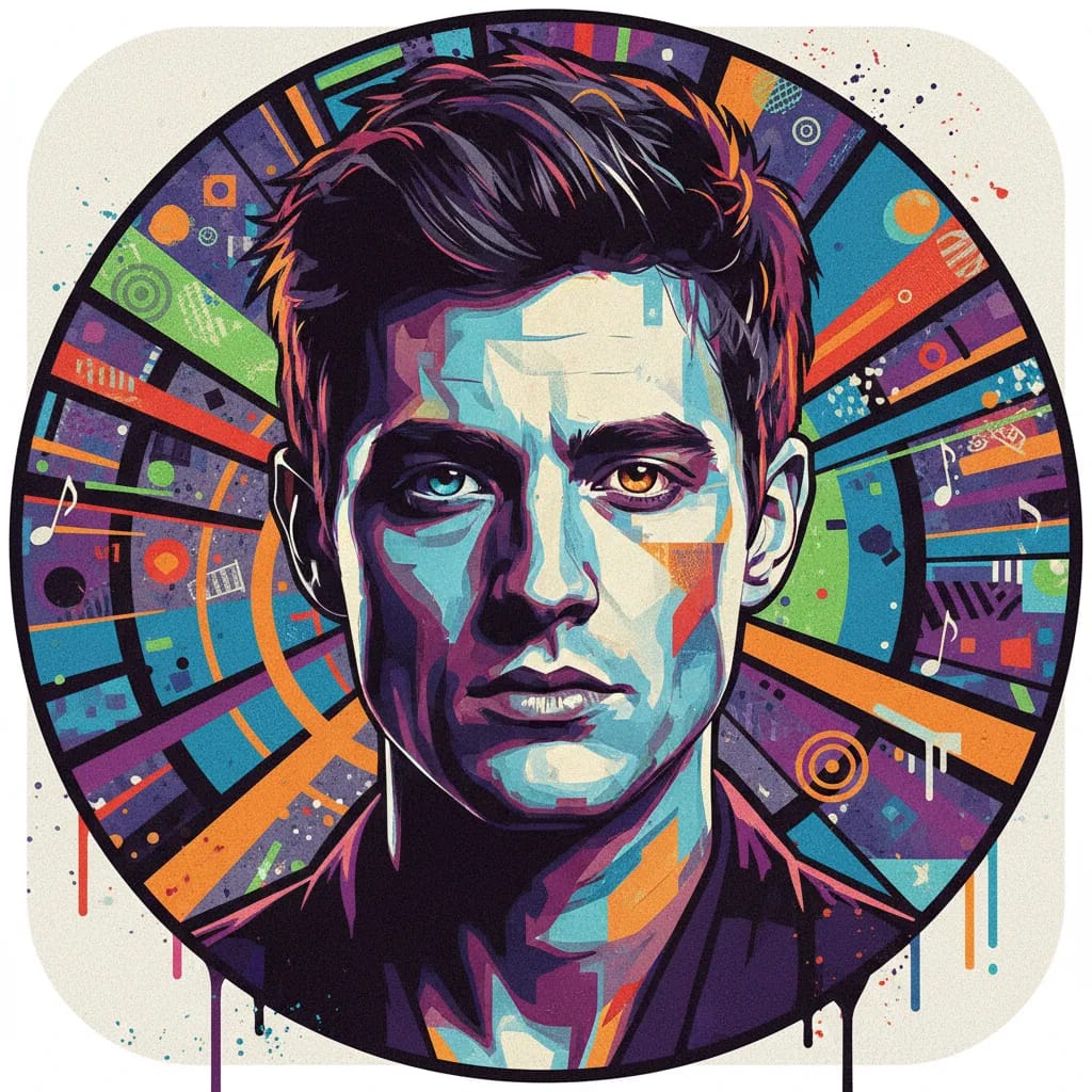 Artistic portrait of Dane DeHaan