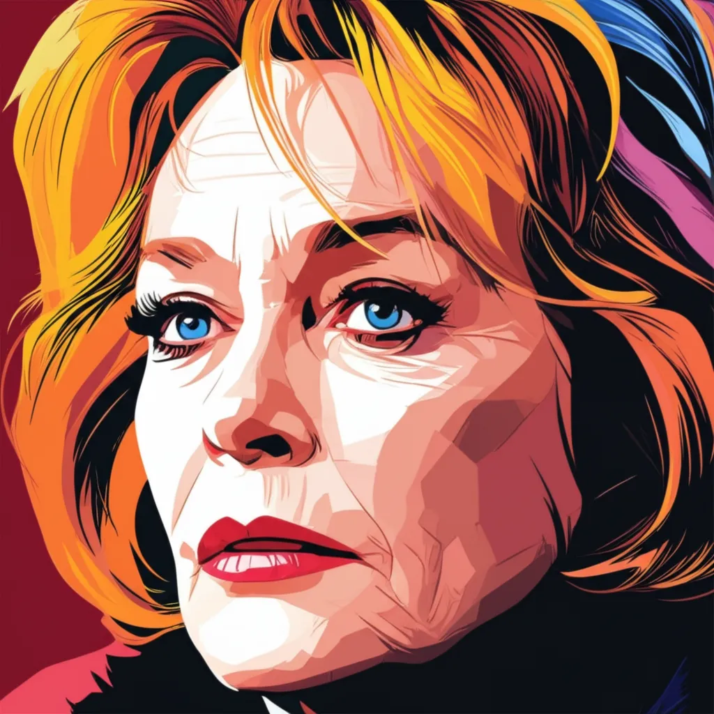Artistic portrait of Jessica Lange