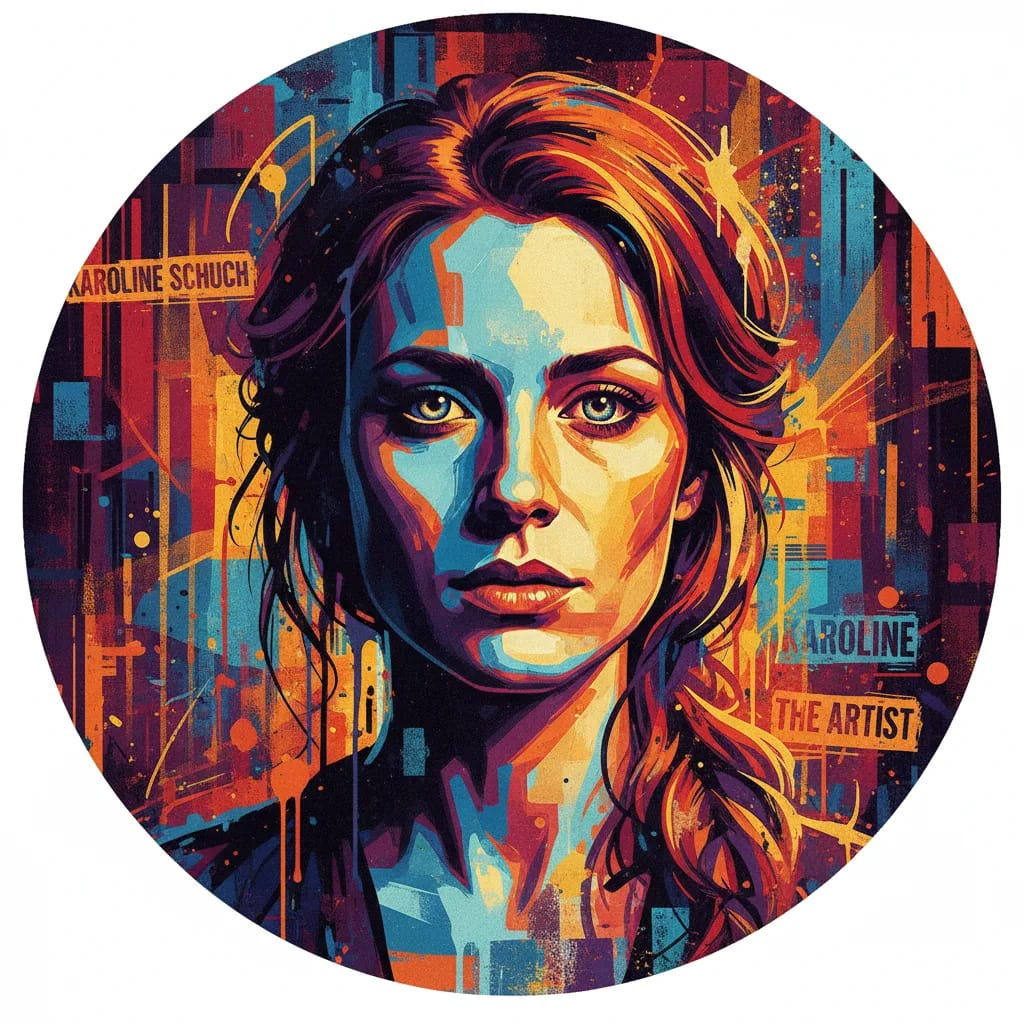 Artistic portrait of Karoline Schuch