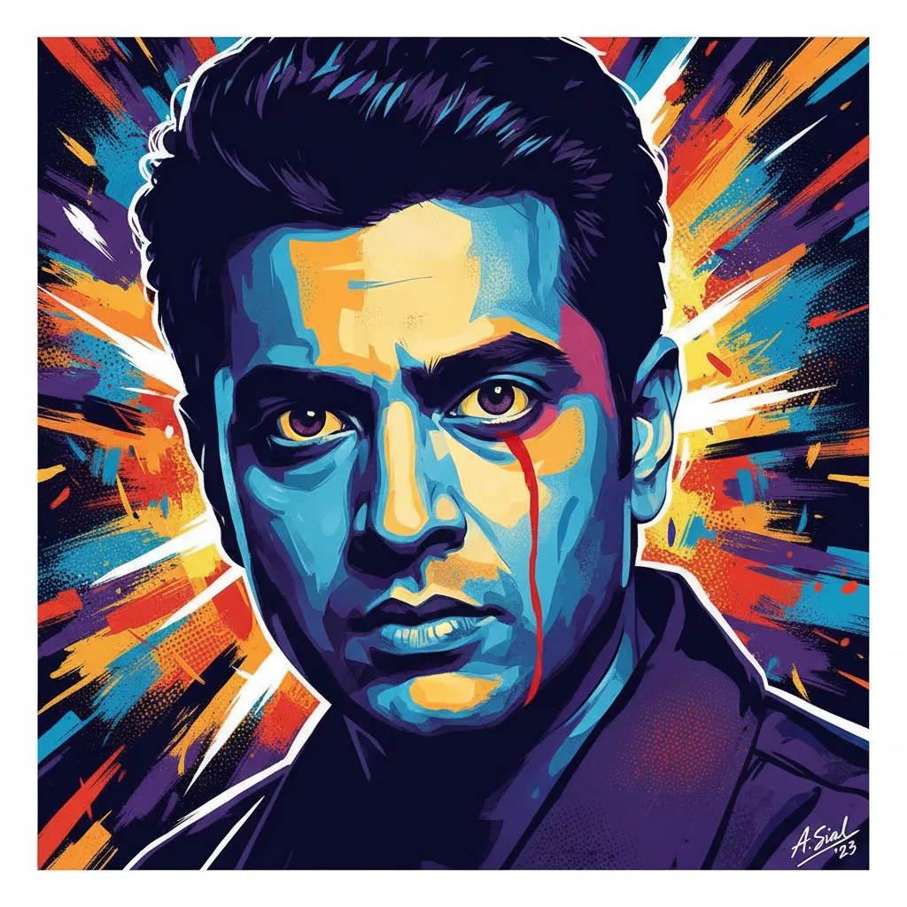 Artistic portrait of Amit Sial