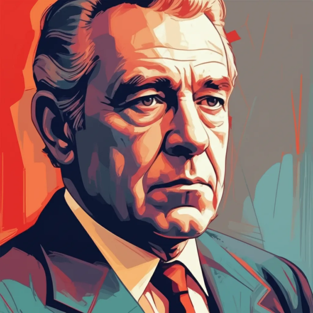 Artistic portrait of Harve Presnell