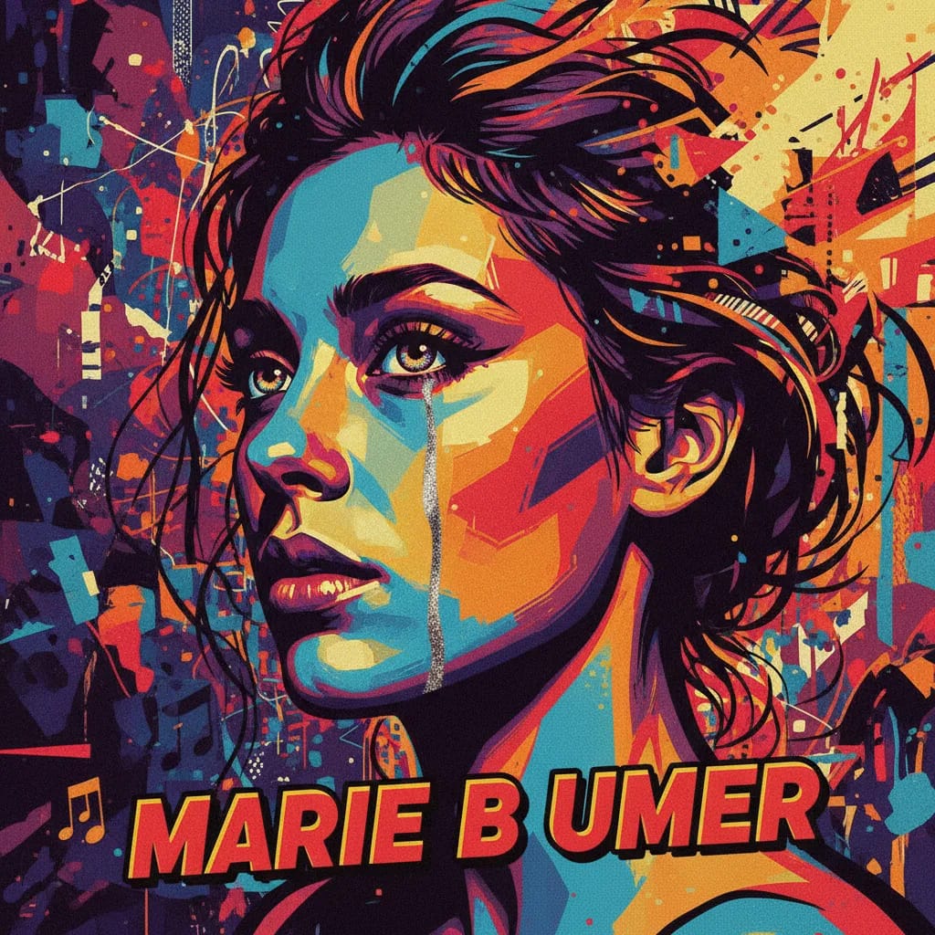 Artistic portrait of Marie Bäumer
