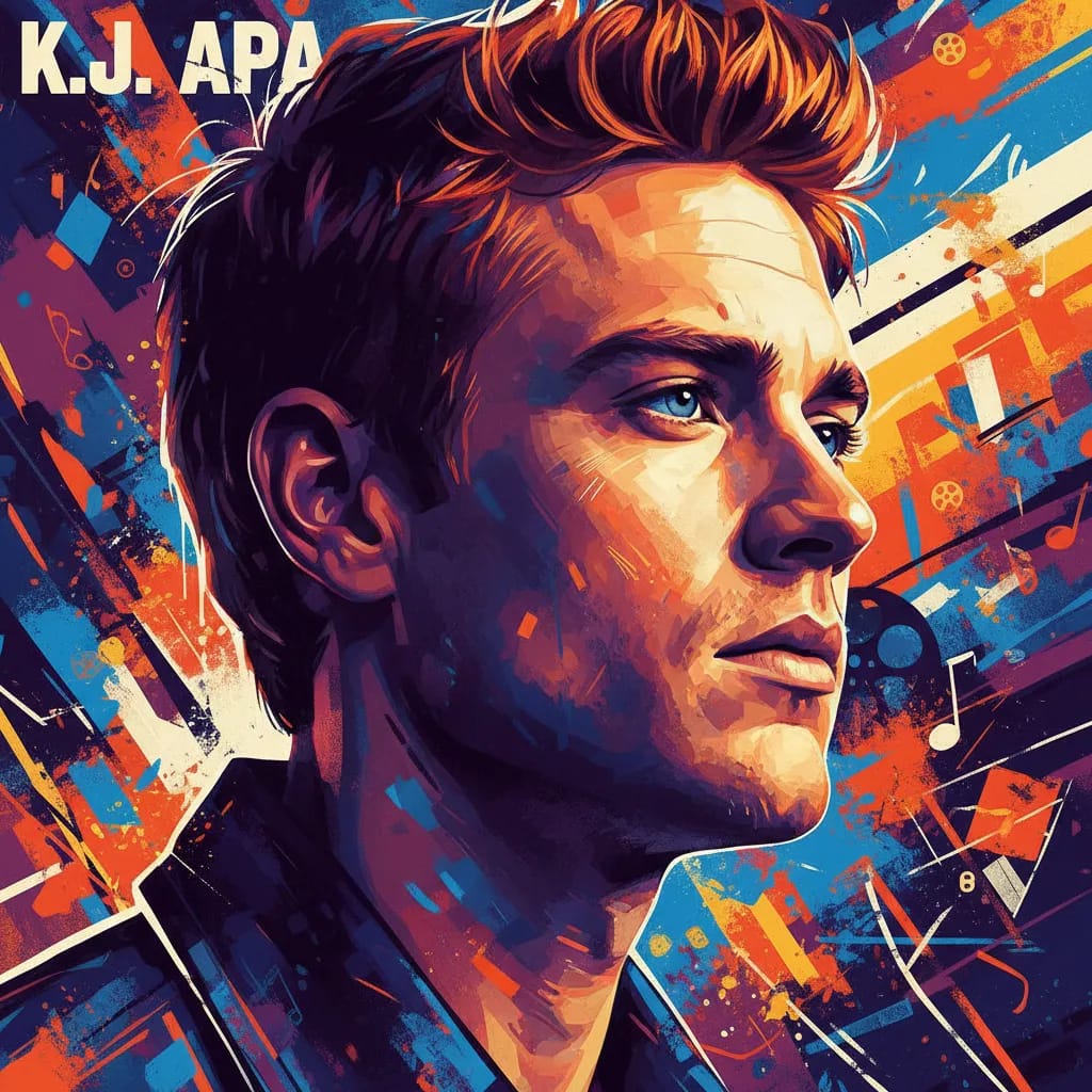 Artistic portrait of K.J. Apa
