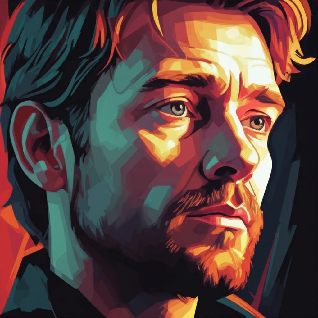 Artistic portrait of Jens Jørgen Fleischer