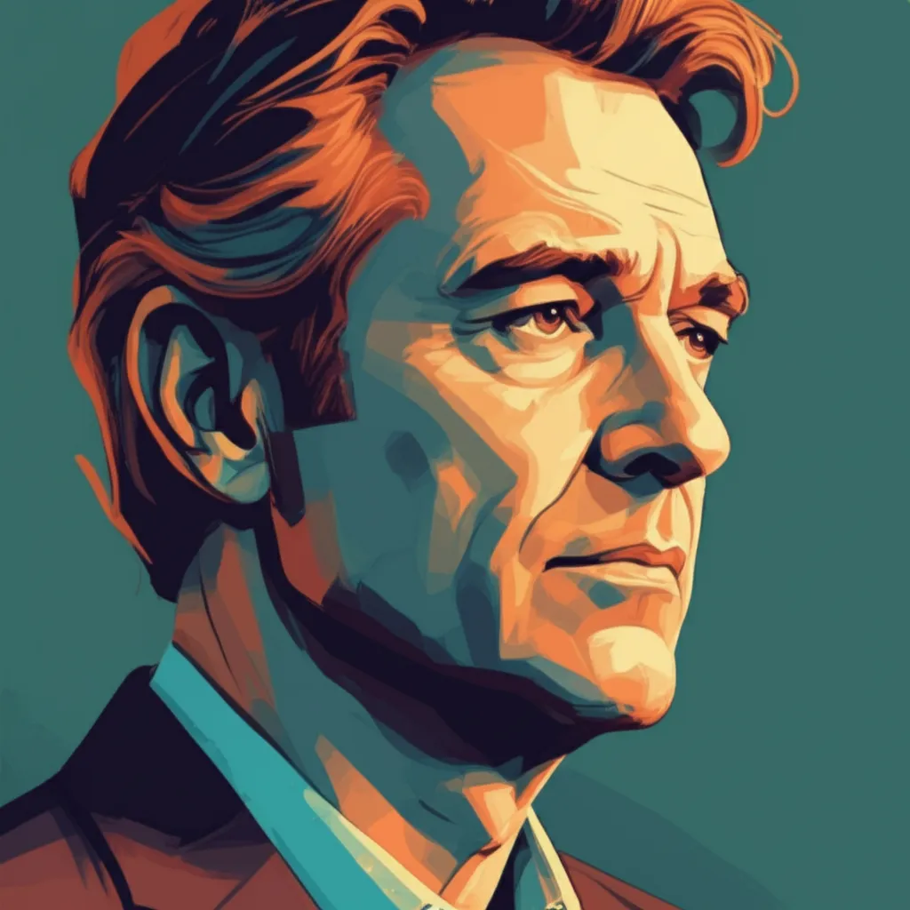 Artistic portrait of Bradley Whitford