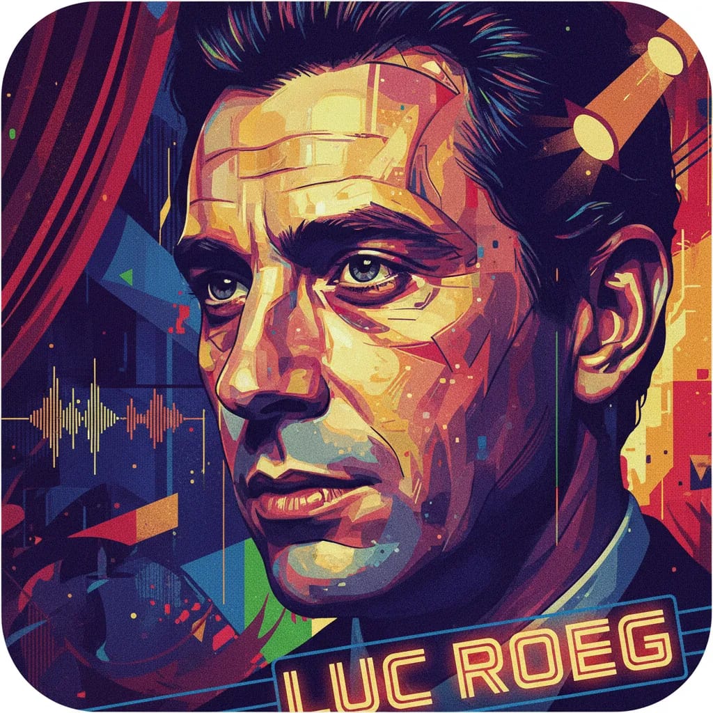 Artistic portrait of Luc Roeg