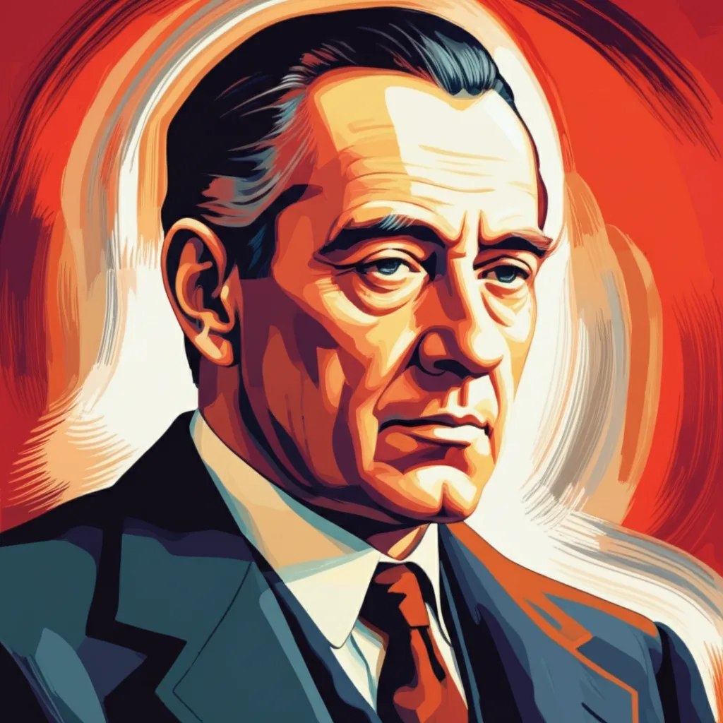 Artistic portrait of Herbert Marshall
