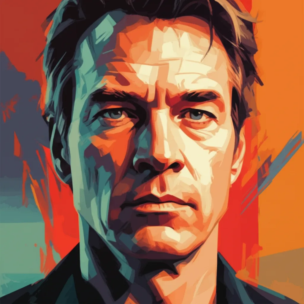 Artistic portrait of Robert Patrick