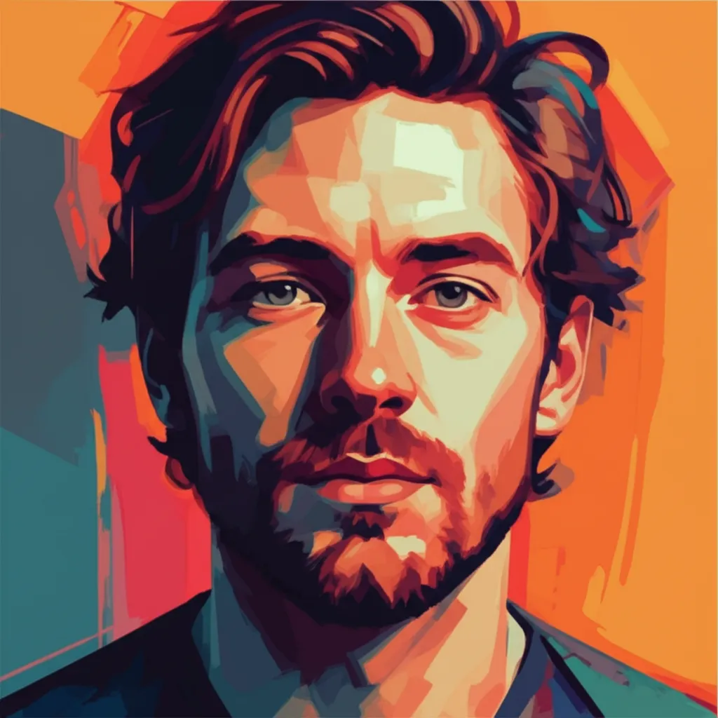 Artistic portrait of Patrick Field