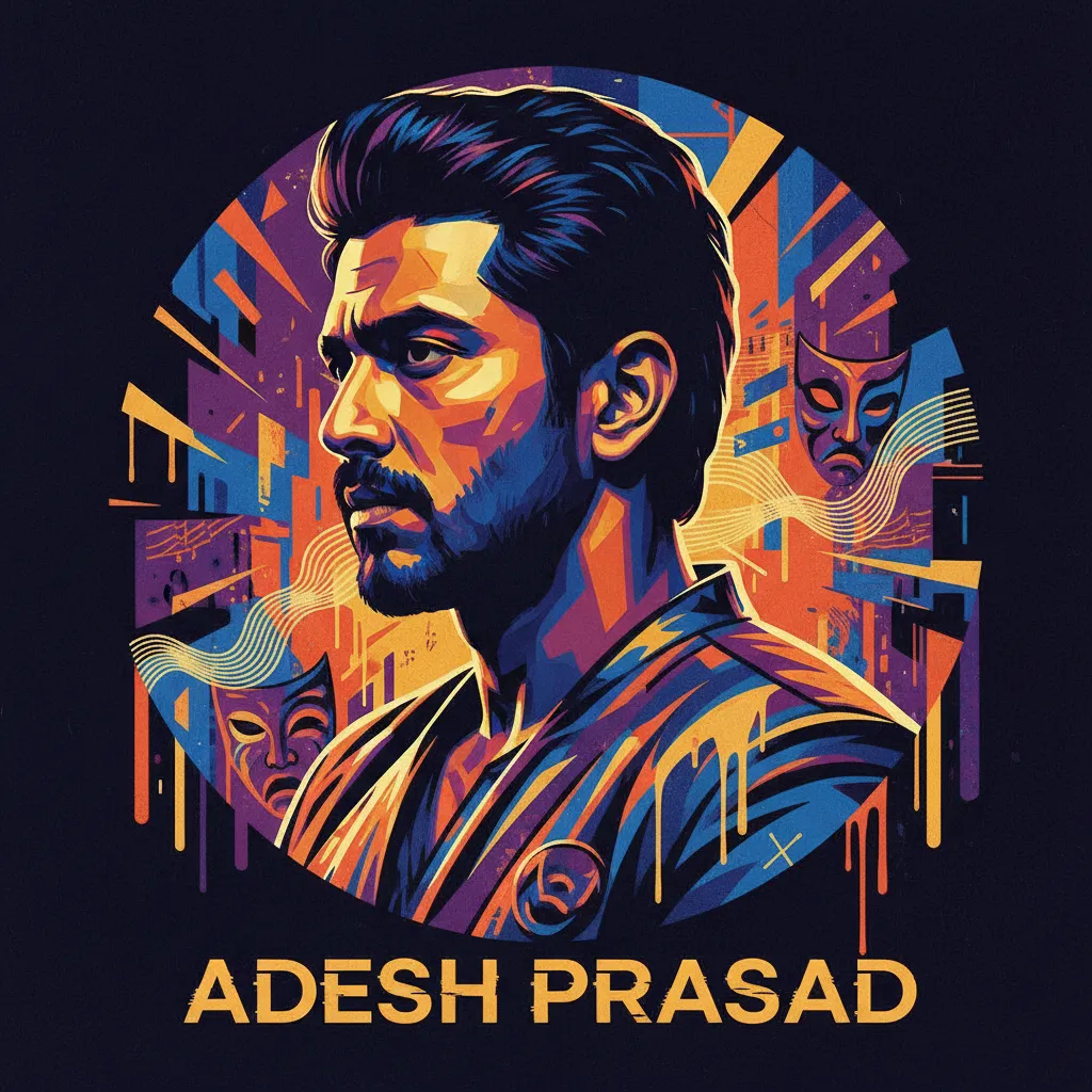 Artistic portrait of Adesh Prasad
