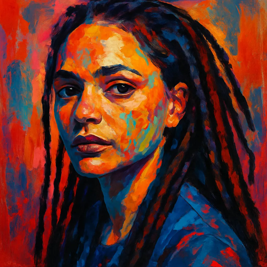 Artistic portrait of Sasha Lane