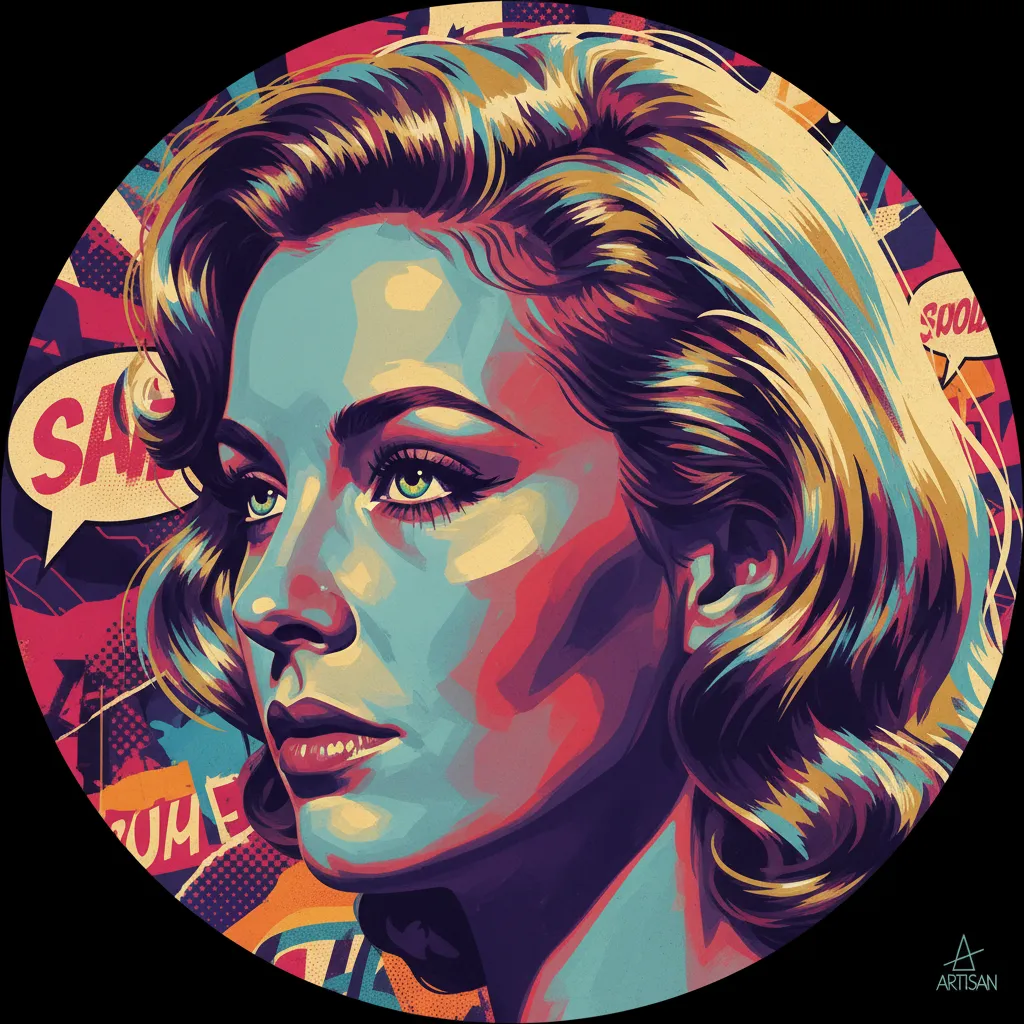 Artistic portrait of Mary Ure