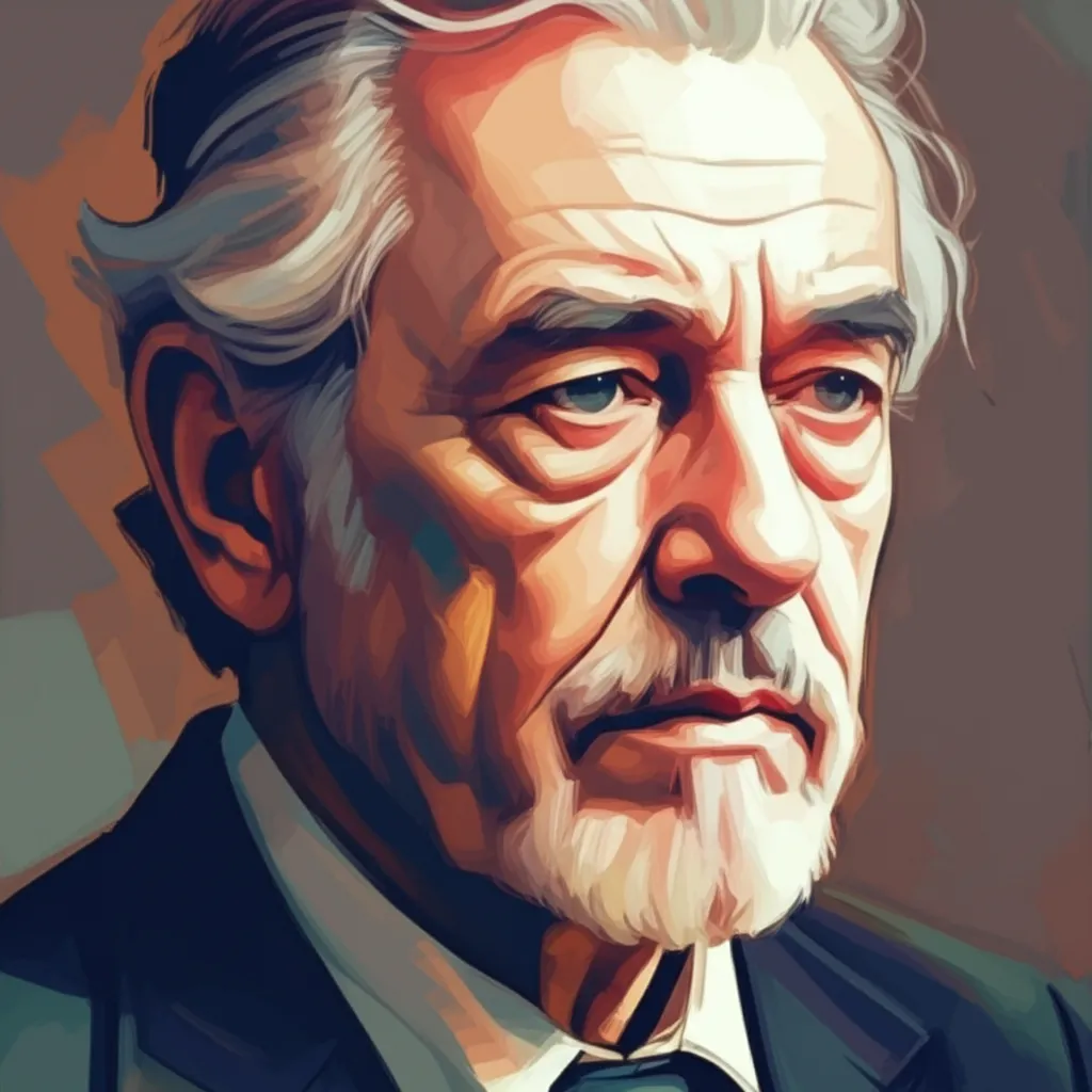 Artistic portrait of Otto Sander