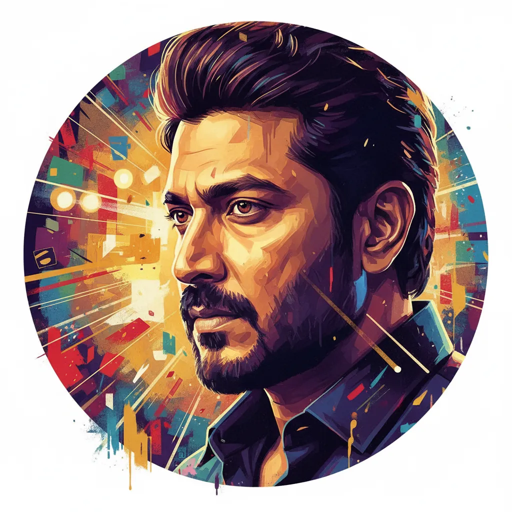 Artistic portrait of Jagapathi Babu