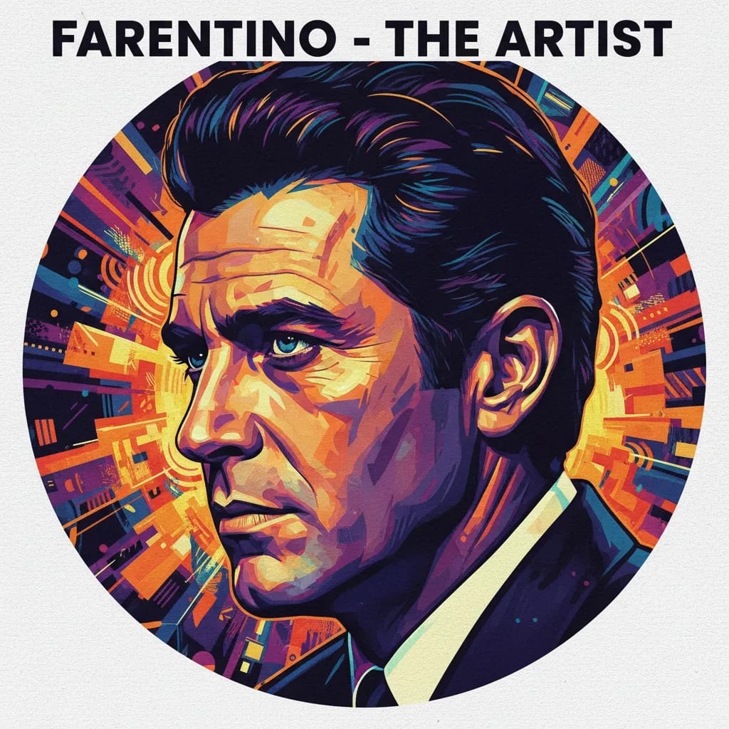 Artistic portrait of James Farentino