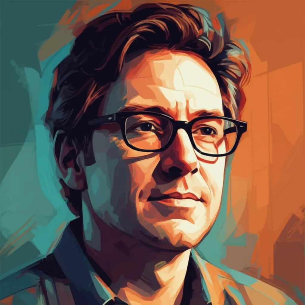Artistic portrait of Lee Unkrich