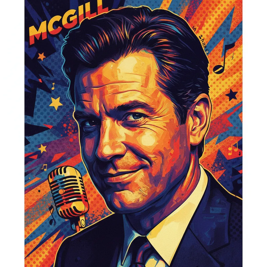Artistic portrait of Bruce McGill