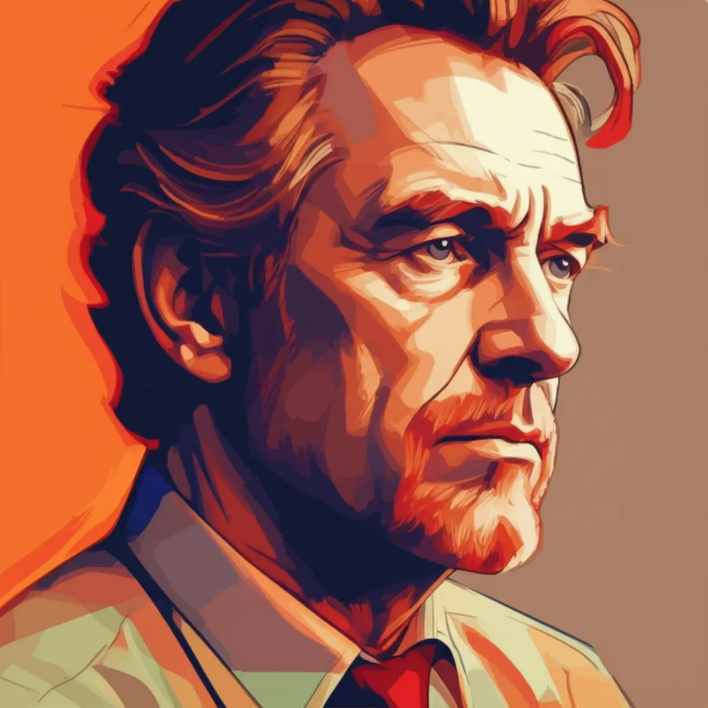 Artistic portrait of John Roselius