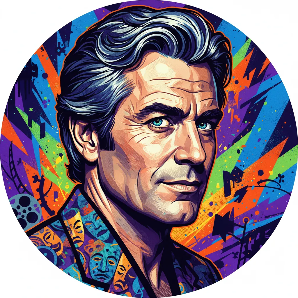 Artistic portrait of David Selby