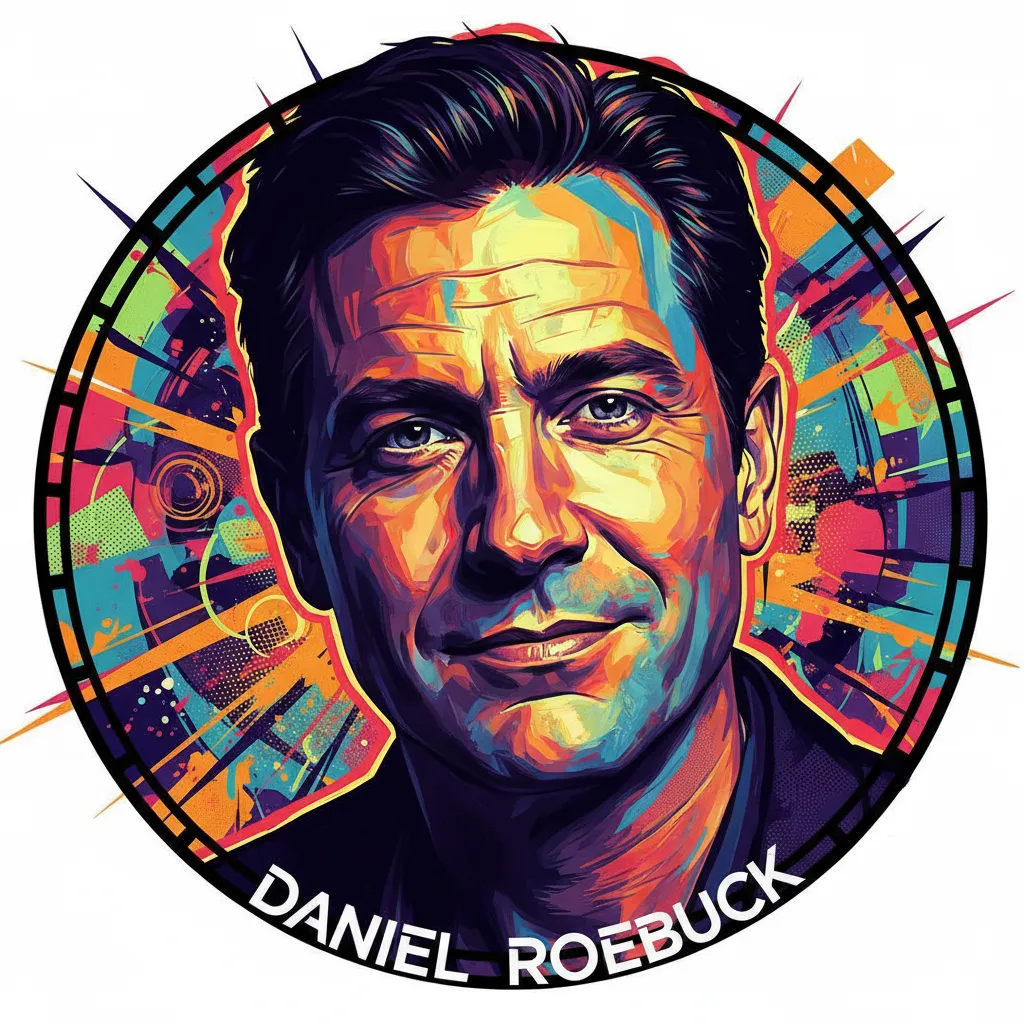 Artistic portrait of Daniel Roebuck