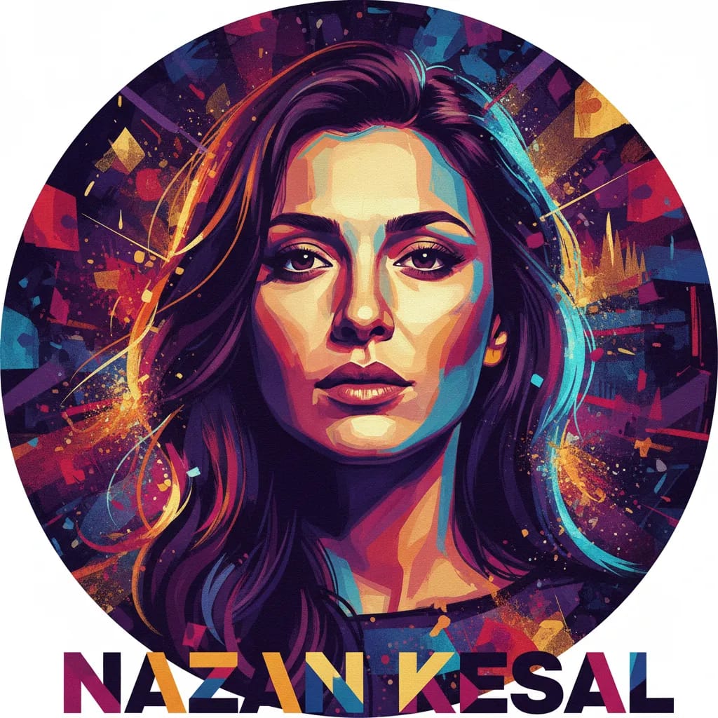 Artistic portrait of Nazan Kesal