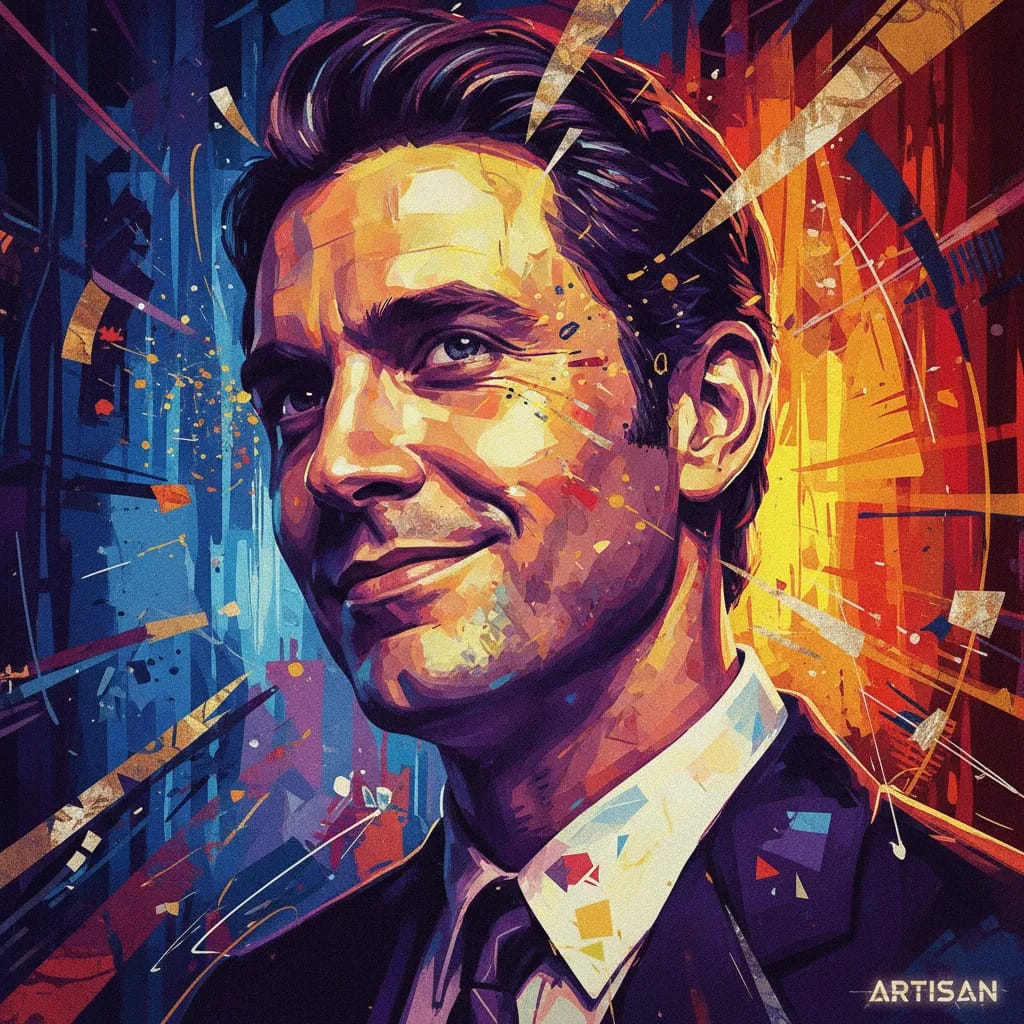 Artistic portrait of Peter Stickles