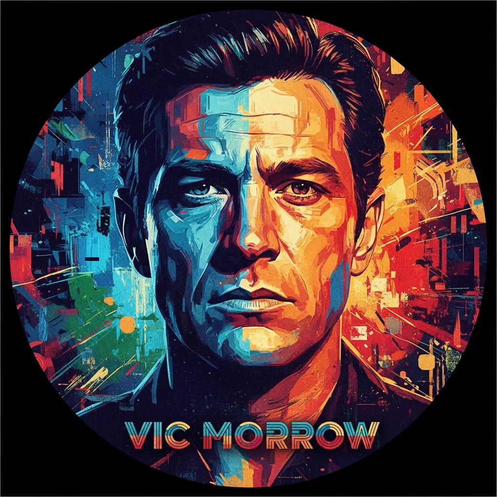 Artistic portrait of Vic Morrow