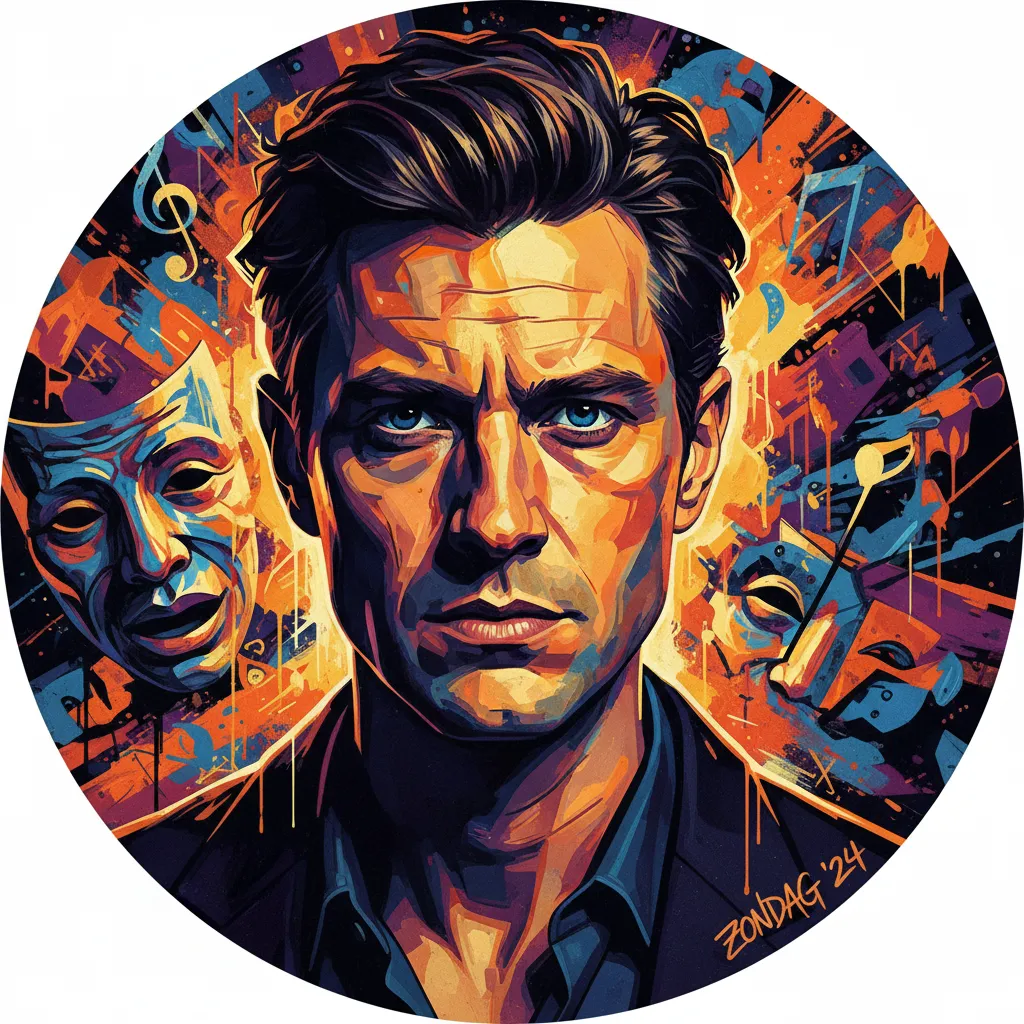 Artistic portrait of Ralph Zondag