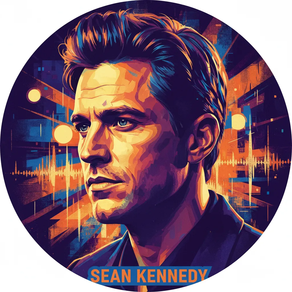 Artistic portrait of Sean Kennedy
